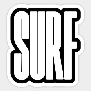 SURF Bold text logo Sticker